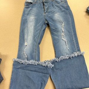 Bell bottom jeans
